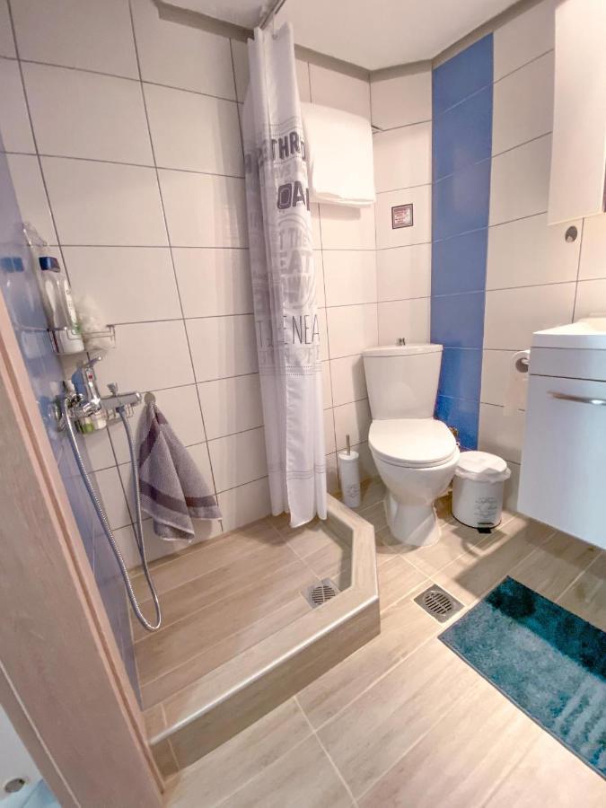 A Wonderful Apartment In Front Of The Sea! Peraia  Luaran gambar